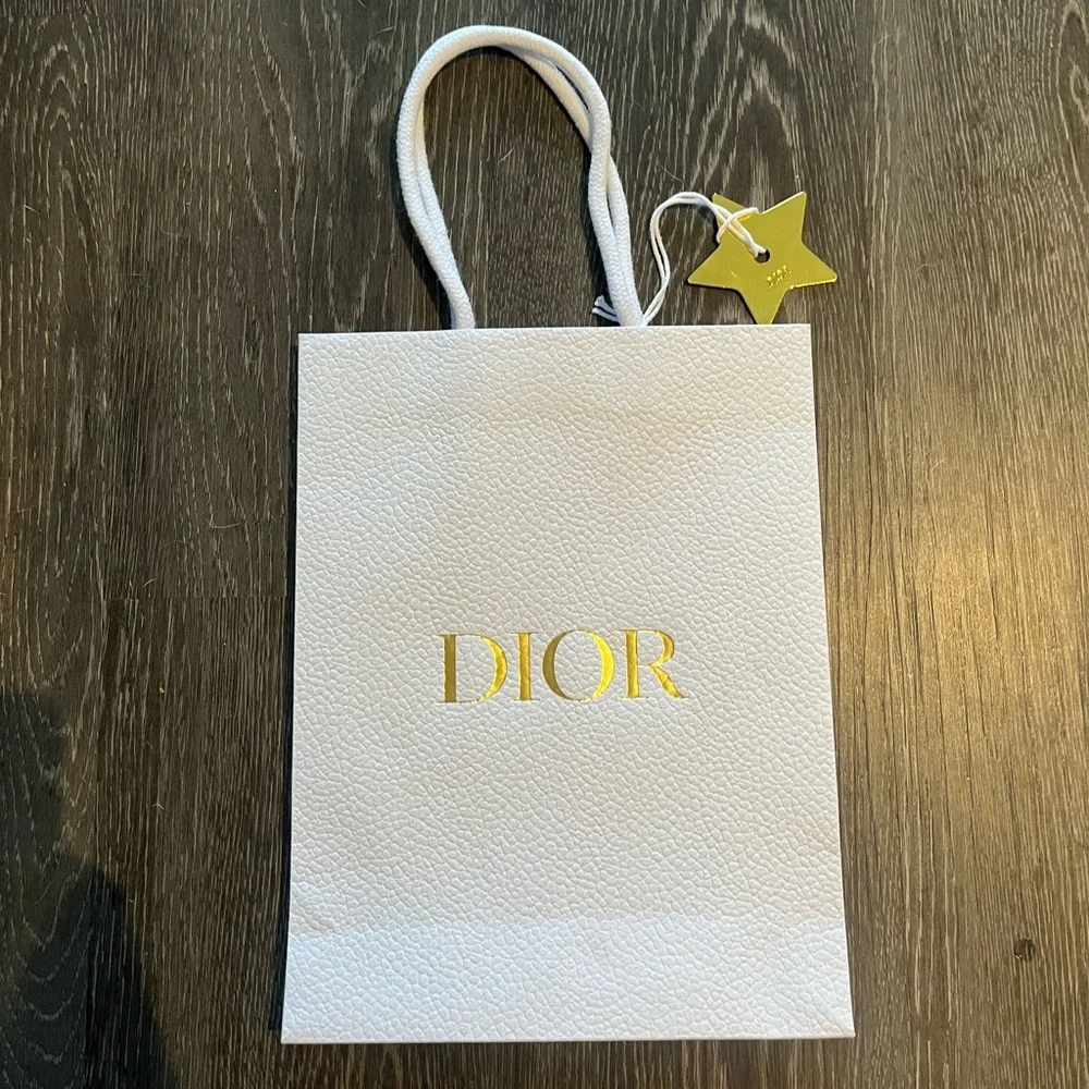 Christian Dior | Authentic Gift Bag With Gold Star Bag Charm